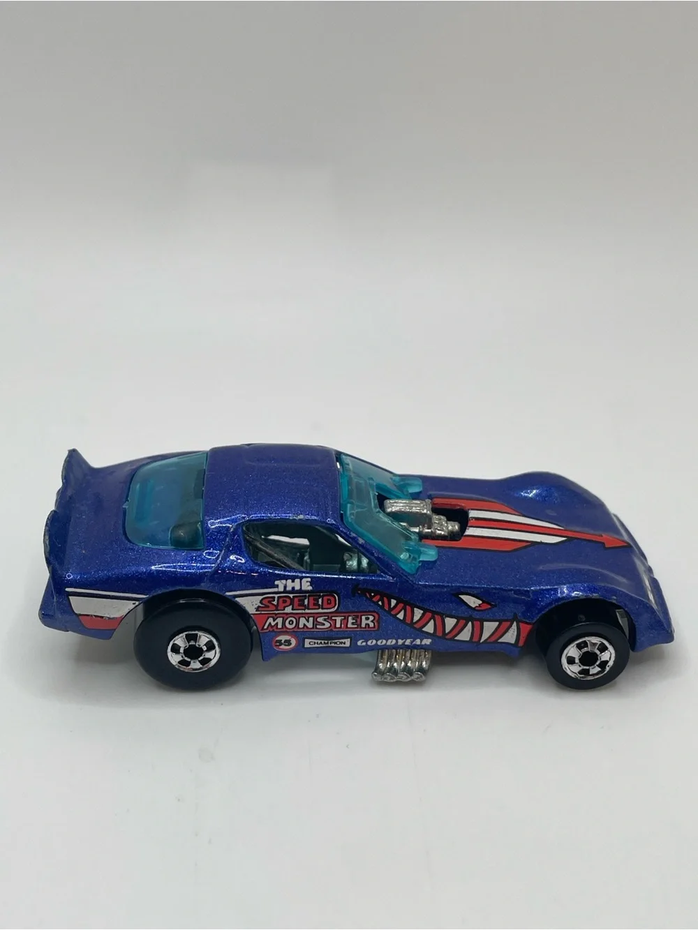 Vintage 1987 Hot Wheels FIREBIRD FUNNY CAR The Speed Monster Blackwall Dragster